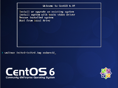 CentOS6 Welcome